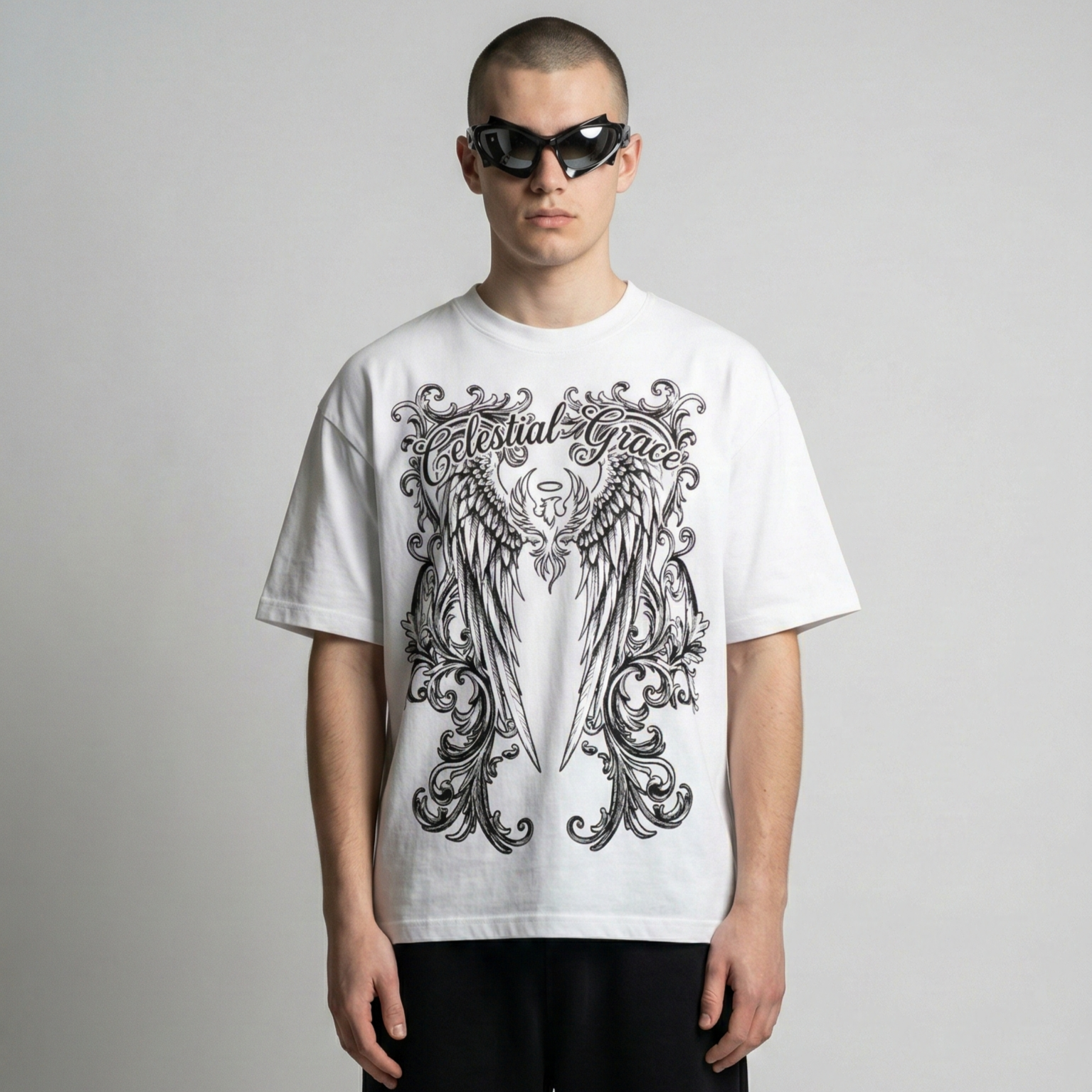 CELESTIAL GRACE OVERSIZED TSHIRT